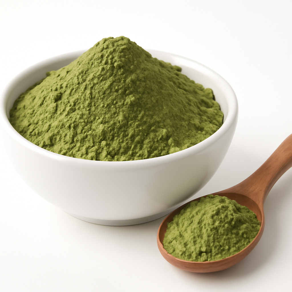 Barley grass, powder - finely milled powdered herb - Nayora Vital