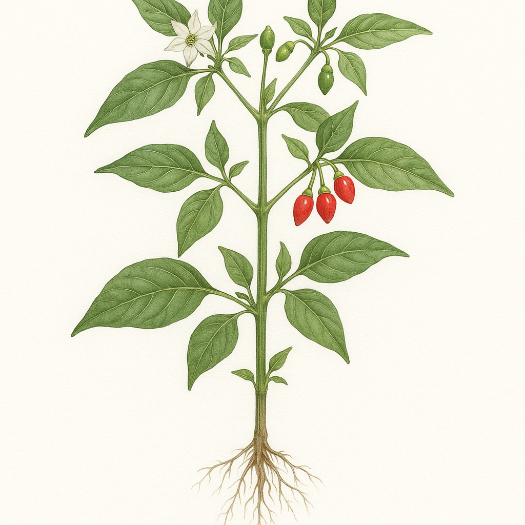 African bird pepper (90M HU), powder - Nayora Vital