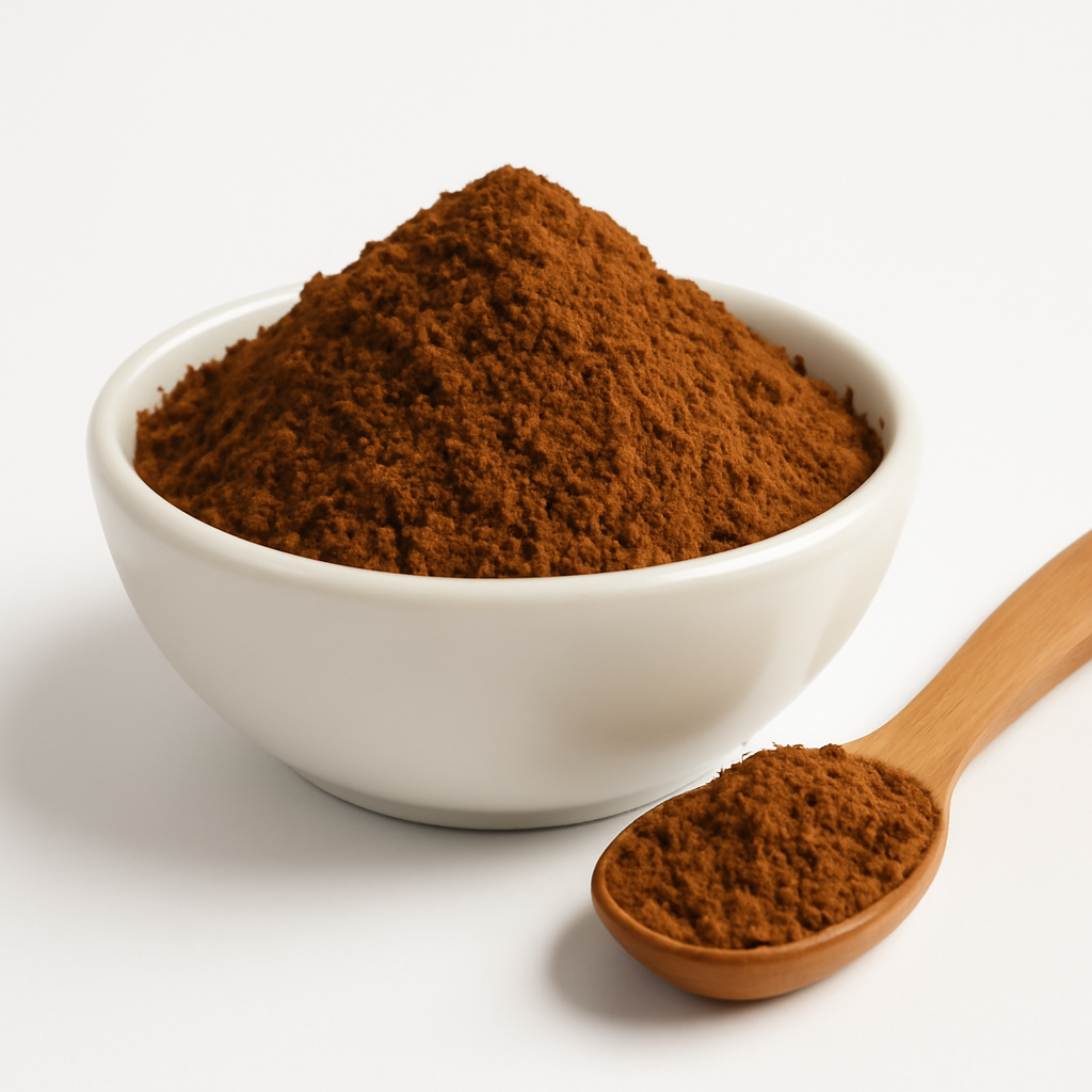 Chaga mushroom, powder, Organic - finely milled powdered herb - Nayora Vital