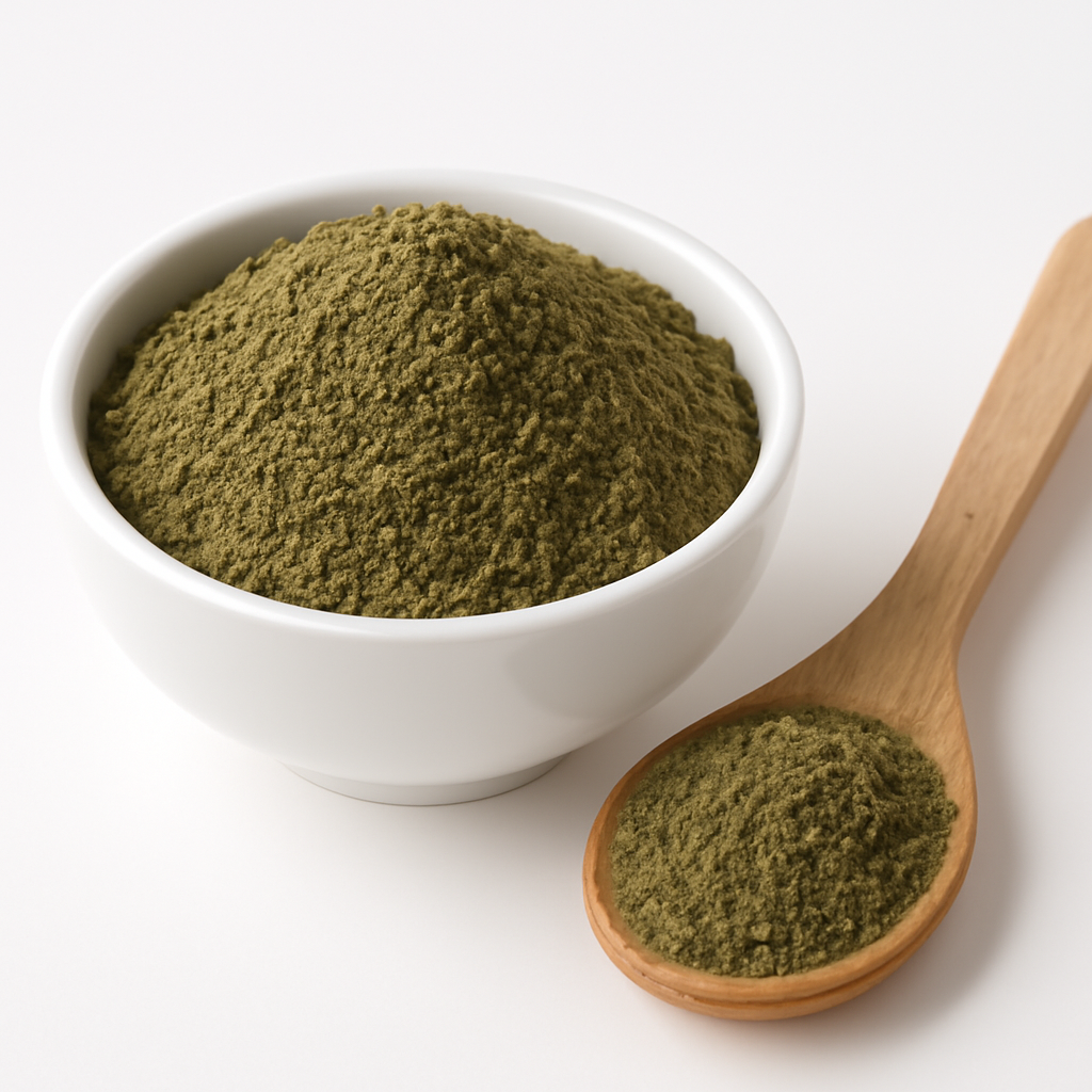 Basil, powder - finely milled powdered herb - Nayora Vital