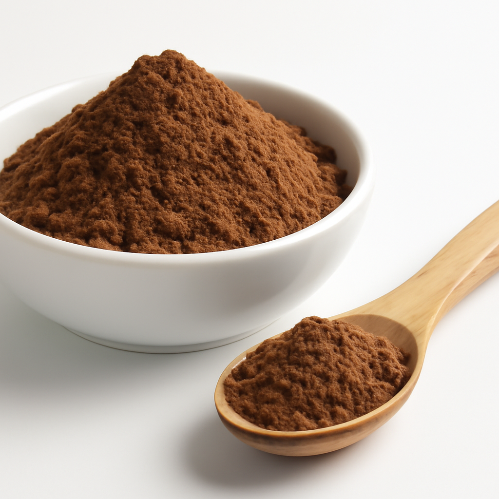 Carob roasted, powder - finely milled powdered herb - Nayora Vital
