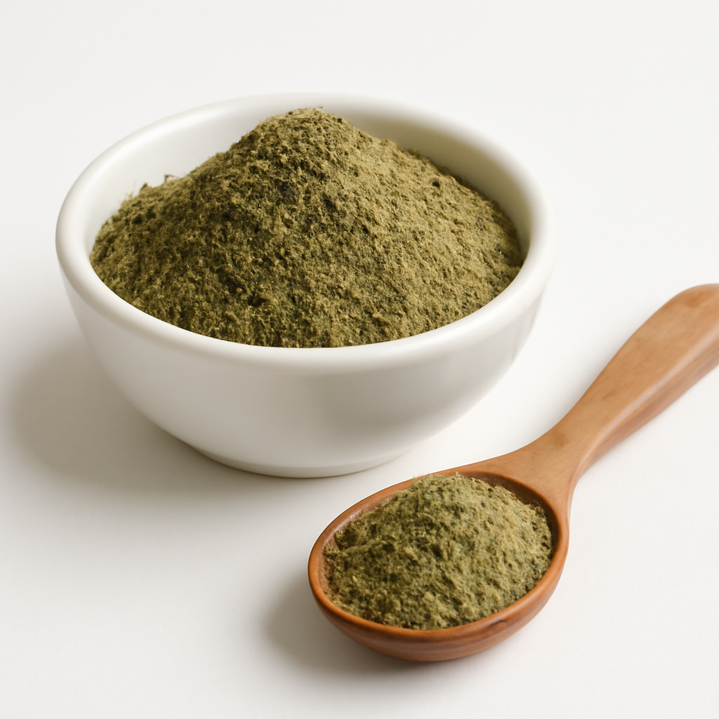 Bilberry leaf, powder - finely milled powdered herb - Nayora Vital