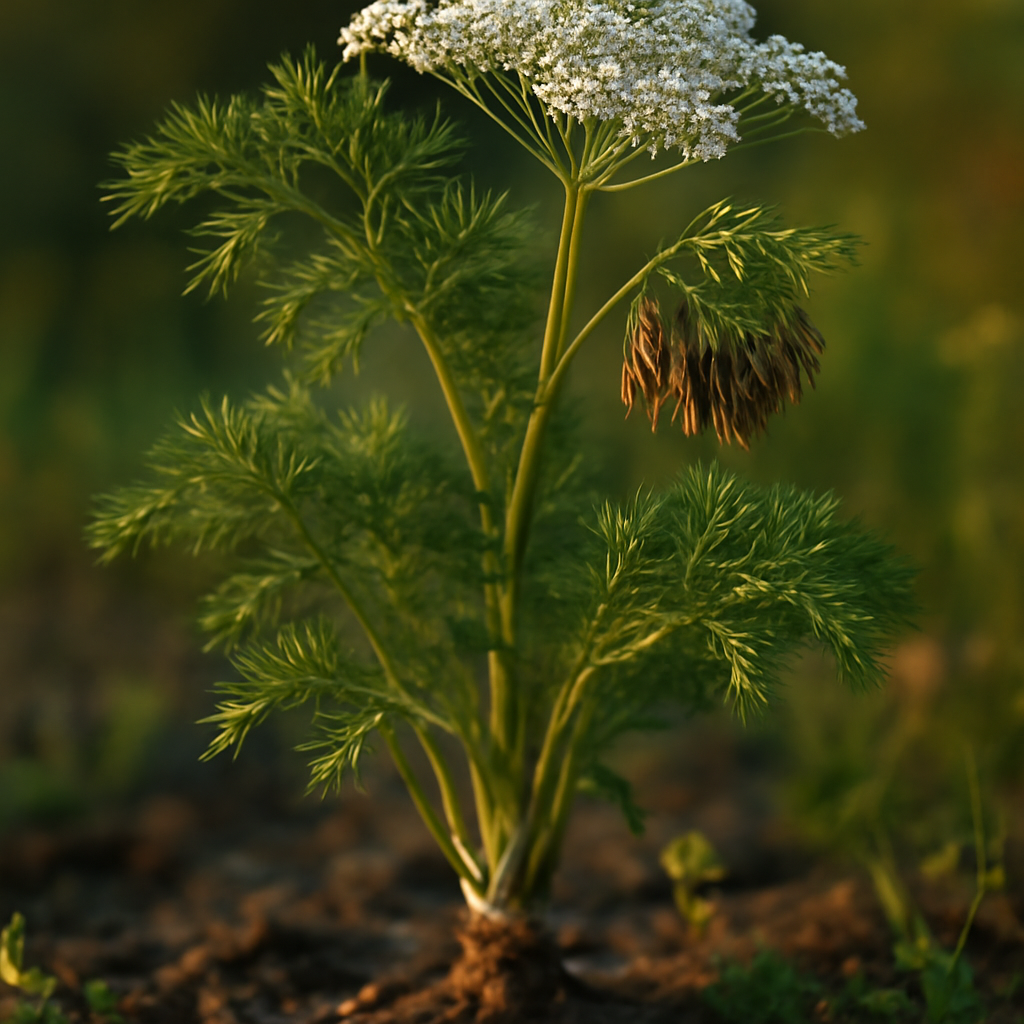 Caraway seed, whole - plant in natural habitat - Nayora Vital