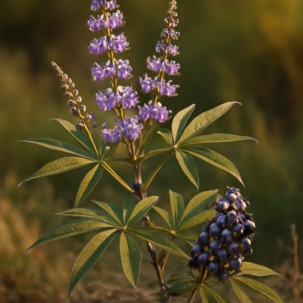 Chaste berry, whole - plant in natural habitat - Nayora Vital