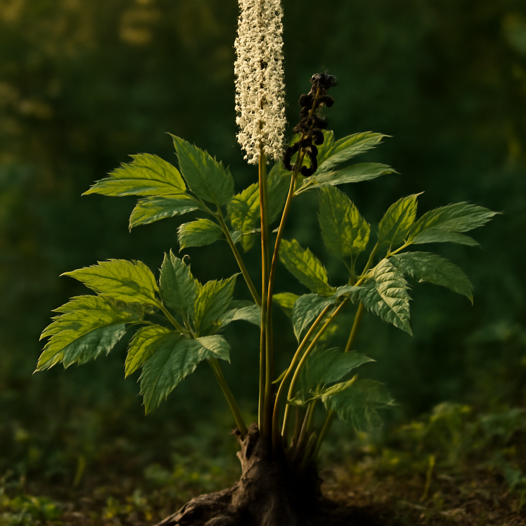 Black cohosh root, c/s, wild crafted - plant in natural habitat - Nayora Vital