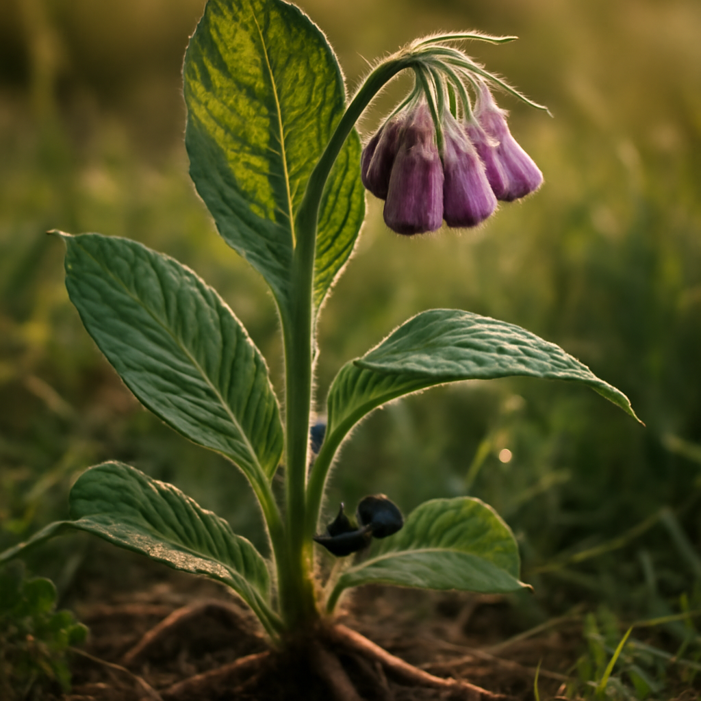 Comfrey leaf, c/s, wild crafted - plant in natural habitat - Nayora Vital