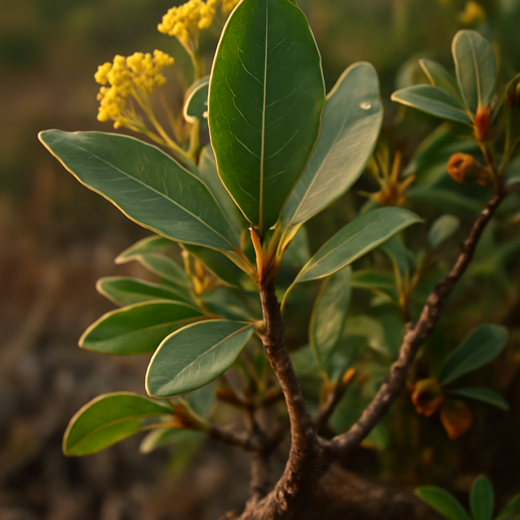 Chaparral leaf, c/s, wild crafted - plant in natural habitat - Nayora Vital