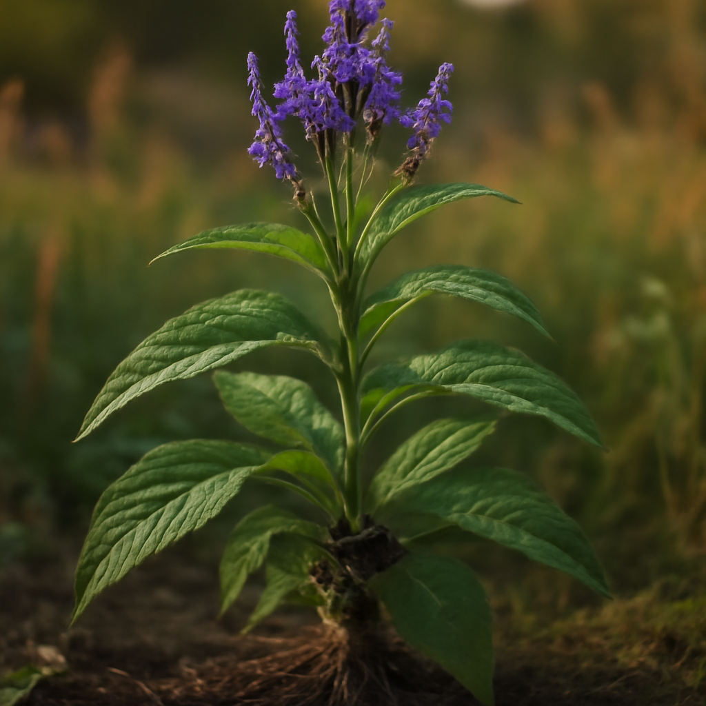 Blue vervain herb, c/s, wild crafted - plant in natural habitat - Nayora Vital