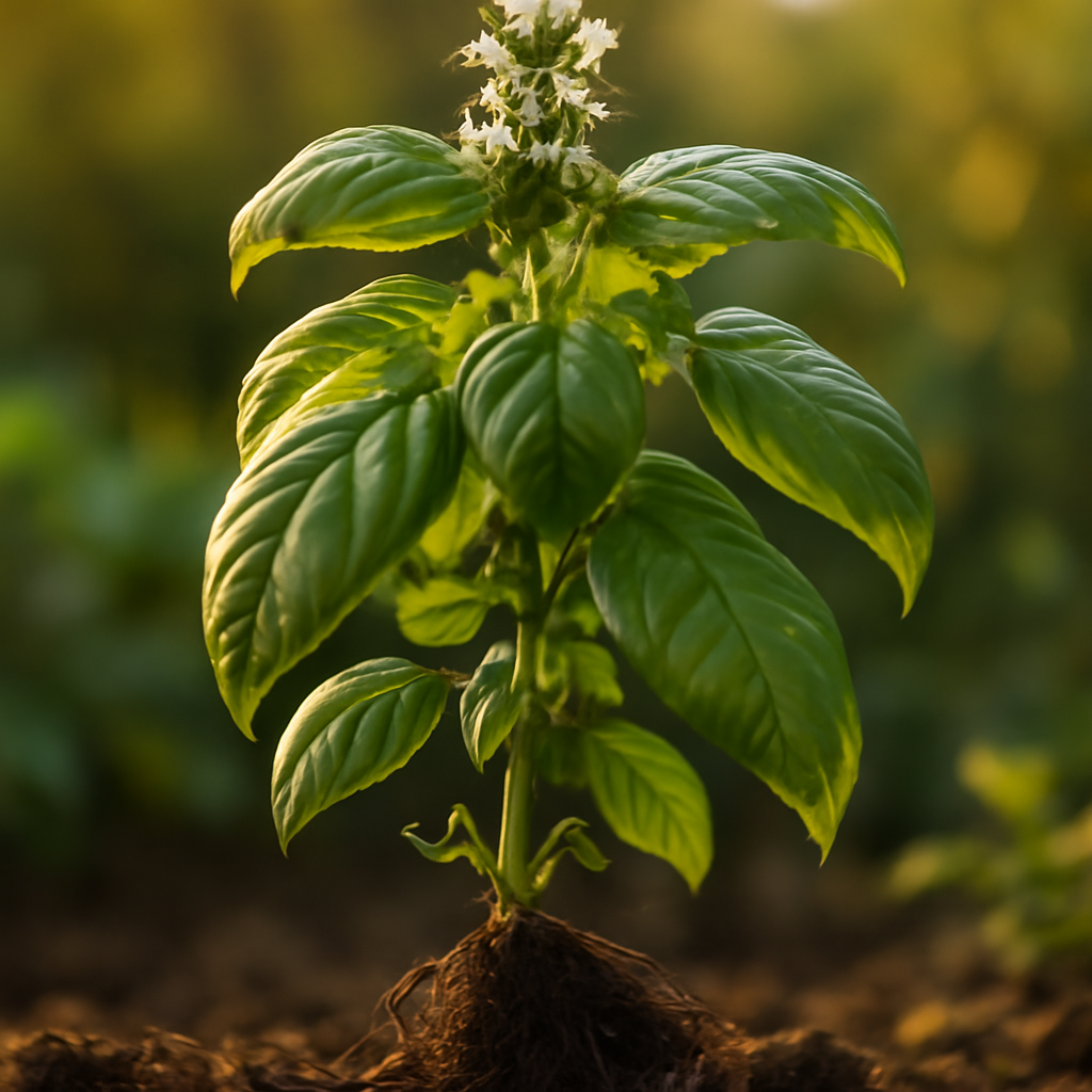 Basil, powder - plant in natural habitat - Nayora Vital