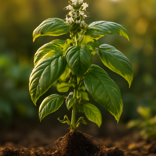 Basil, powder - plant in natural habitat - Nayora Vital
