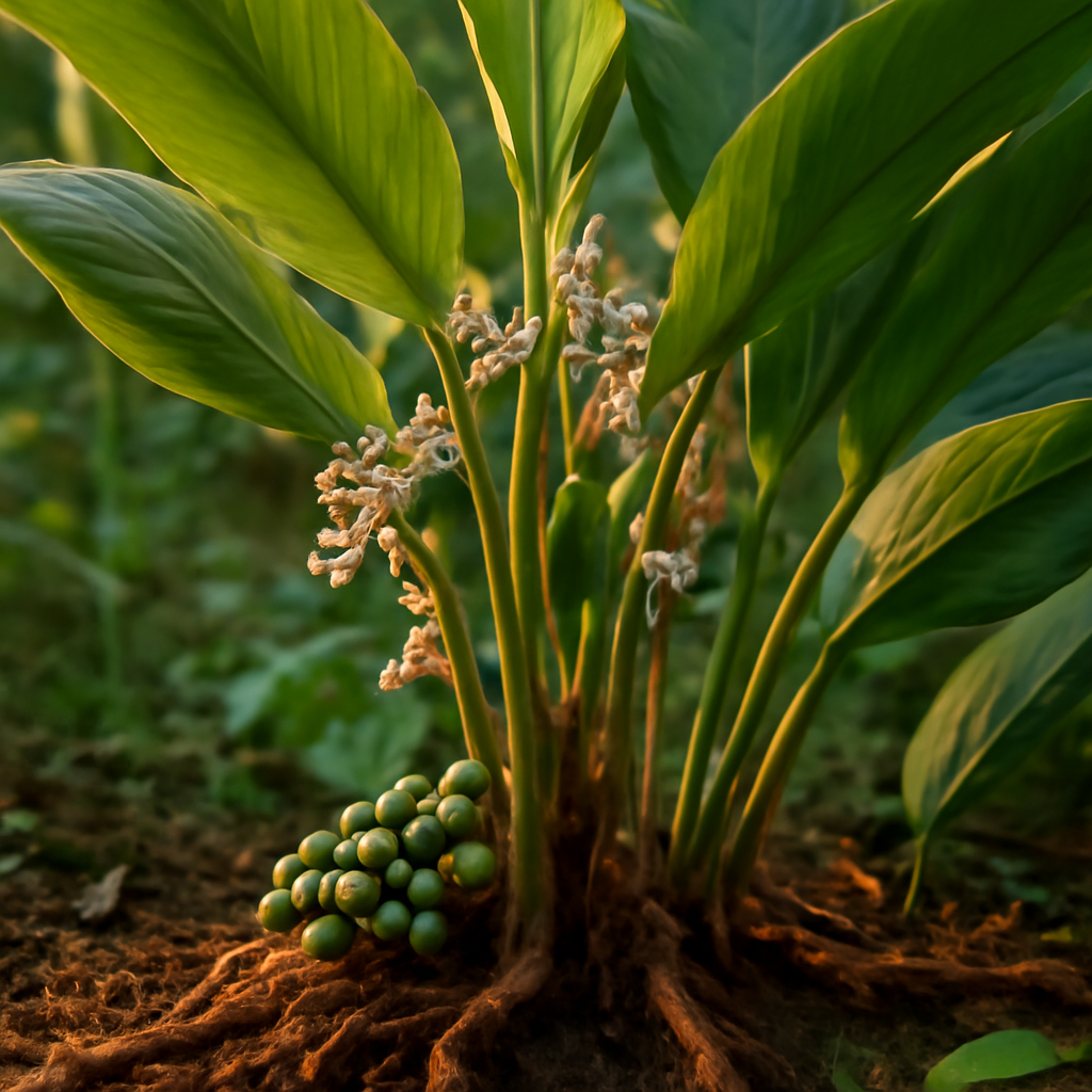 Cardamom (green pods), whole - plant in natural habitat - Nayora Vital