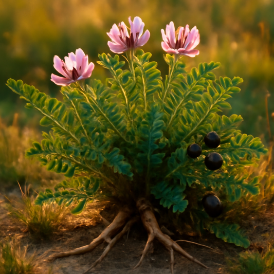 Astragalus root, c/s - plant in natural habitat - Nayora Vital