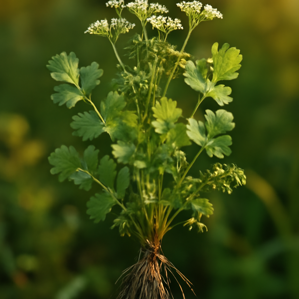 Cilantro, c/s - plant in natural habitat - Nayora Vital