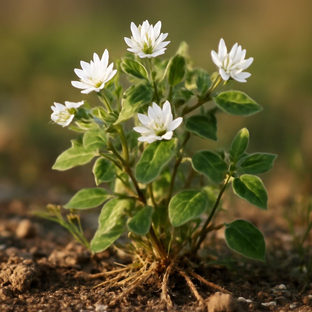 Chickweed, c/s, wild crafted - plant in natural habitat - Nayora Vital