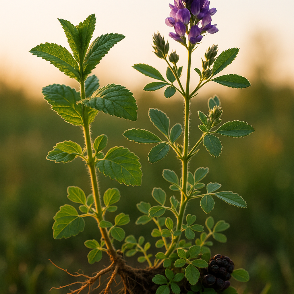 Alfalfa mint tea - Nayora Vital