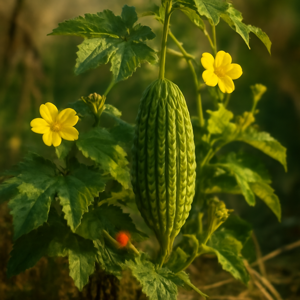 Bitter Melon, powder - plant in natural habitat - Nayora Vital