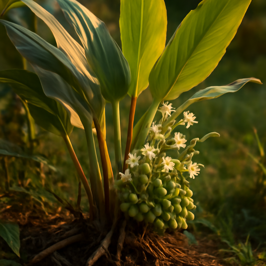Cardamom (decorticated), whole - plant in natural habitat - Nayora Vital