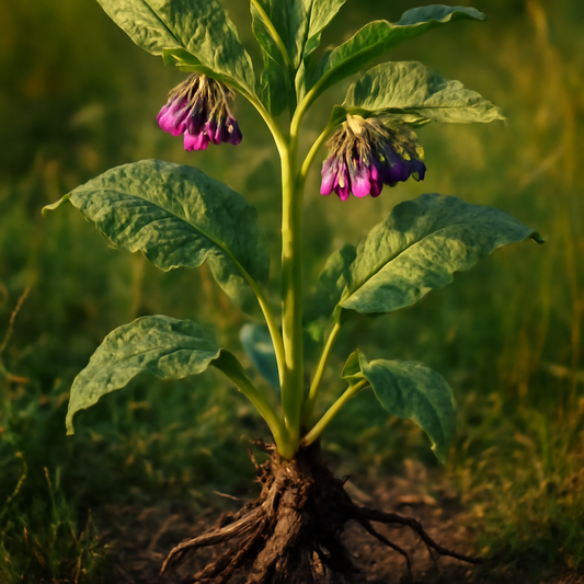 Comfrey root, c/s Organic - plant in natural habitat - Nayora Vital