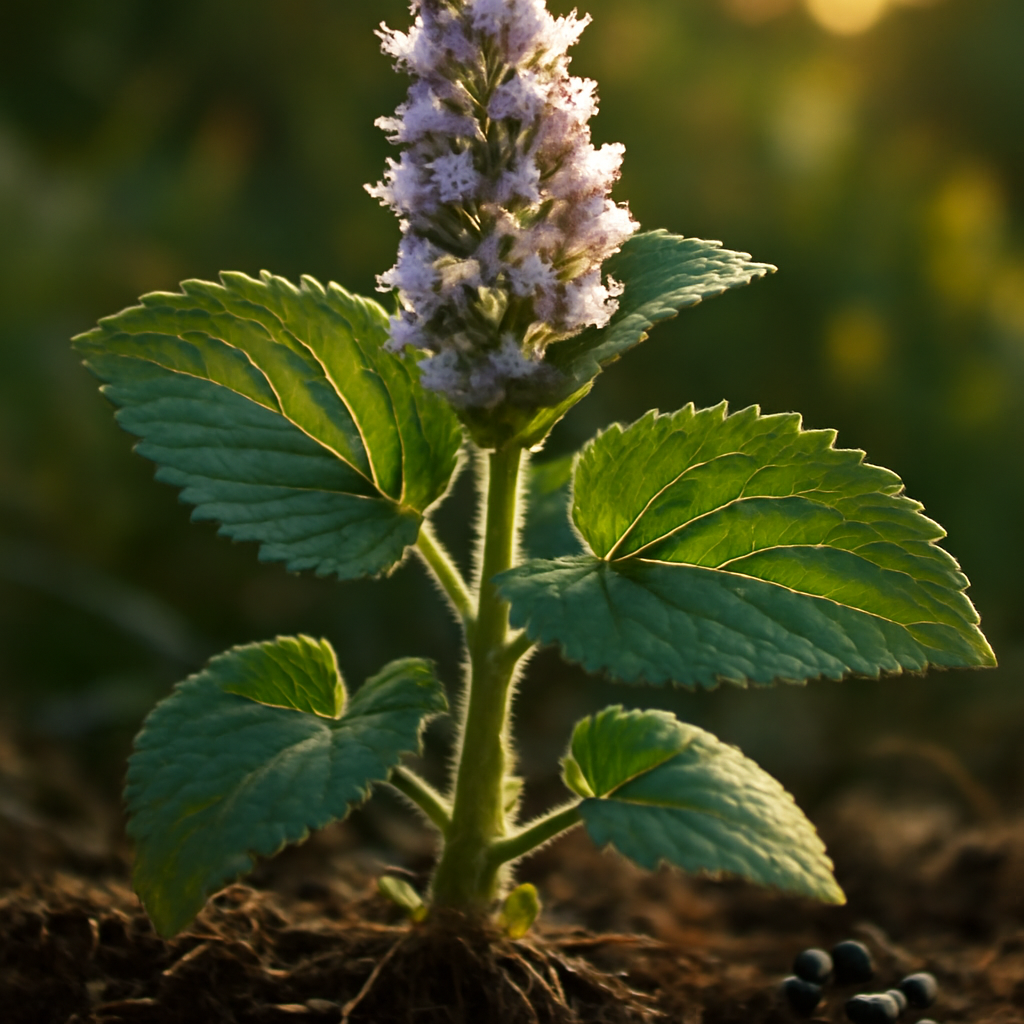 Catnip leaf & flower, c/s - plant in natural habitat - Nayora Vital