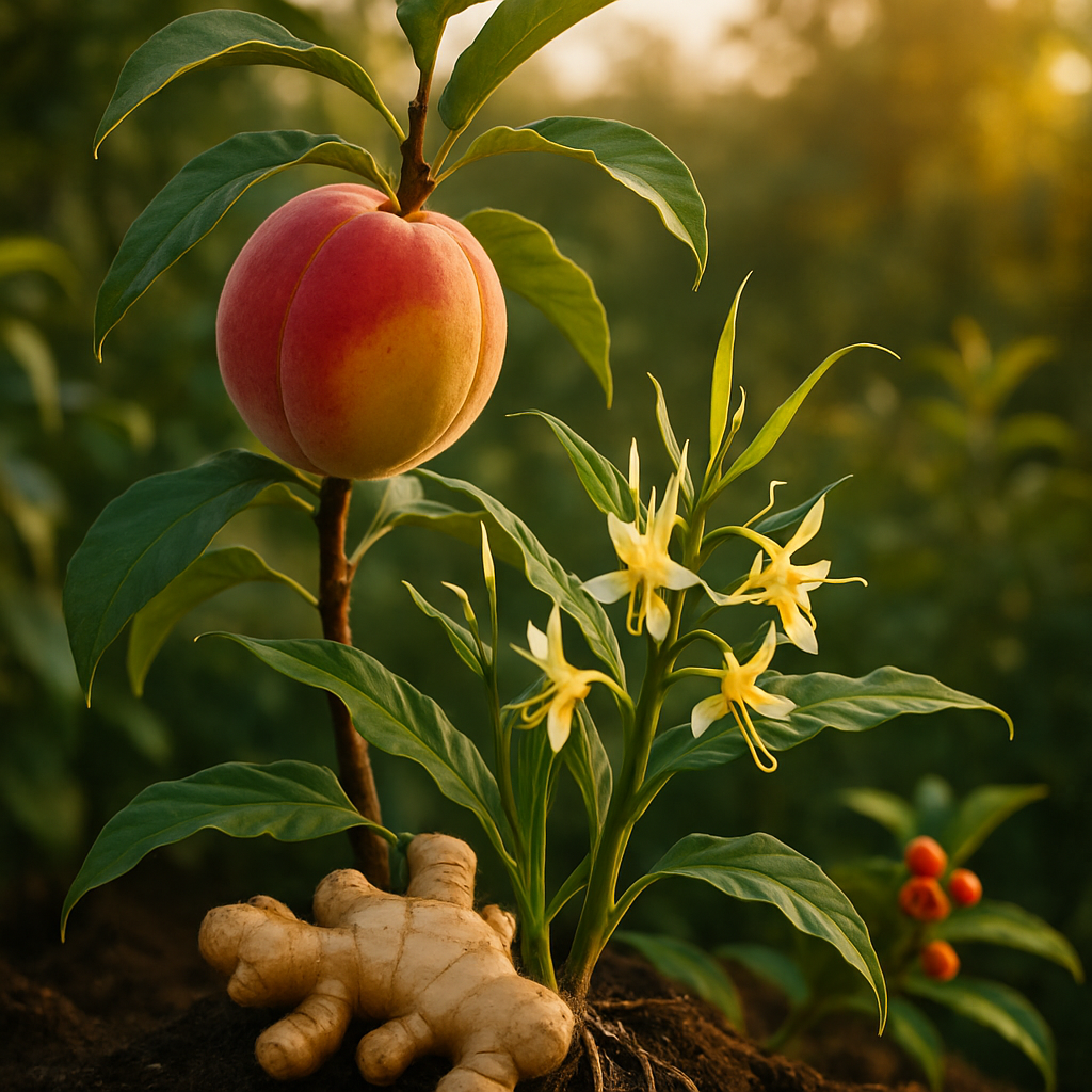 Ginger Peach Tea - Nayora Vital