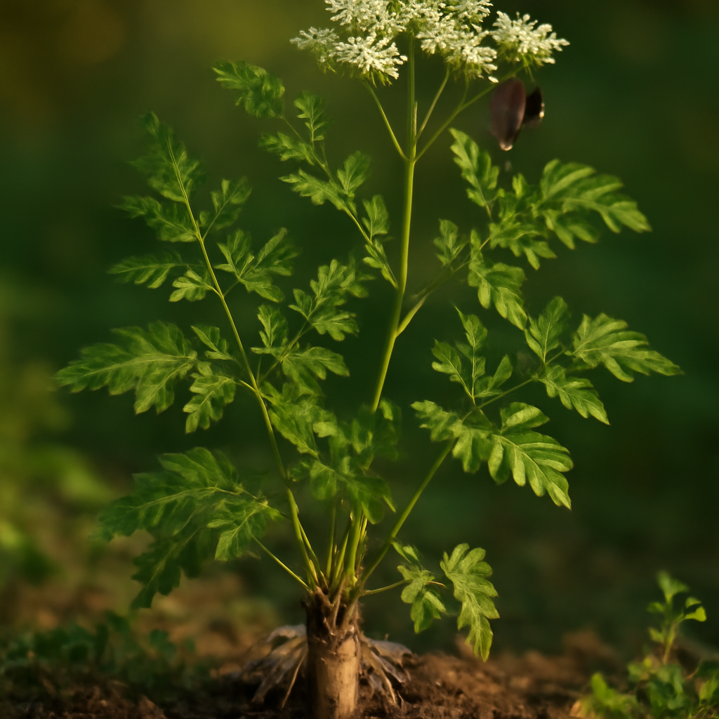 Chervil, c/s - plant in natural habitat - Nayora Vital