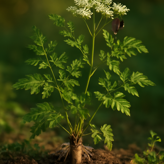 Chervil, c/s - plant in natural habitat - Nayora Vital