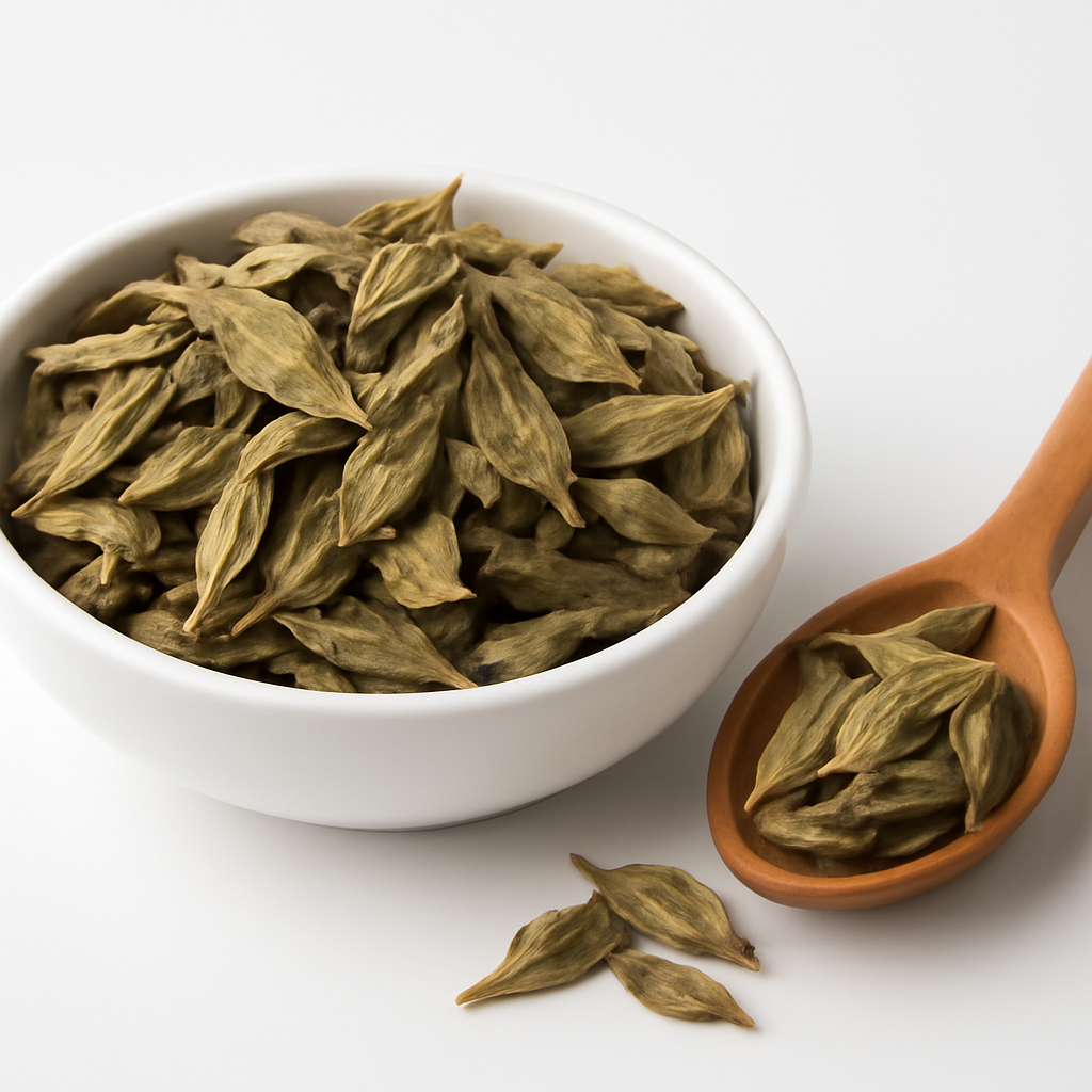 Cardamom (green pods), whole - whole dried leaves - Nayora Vital