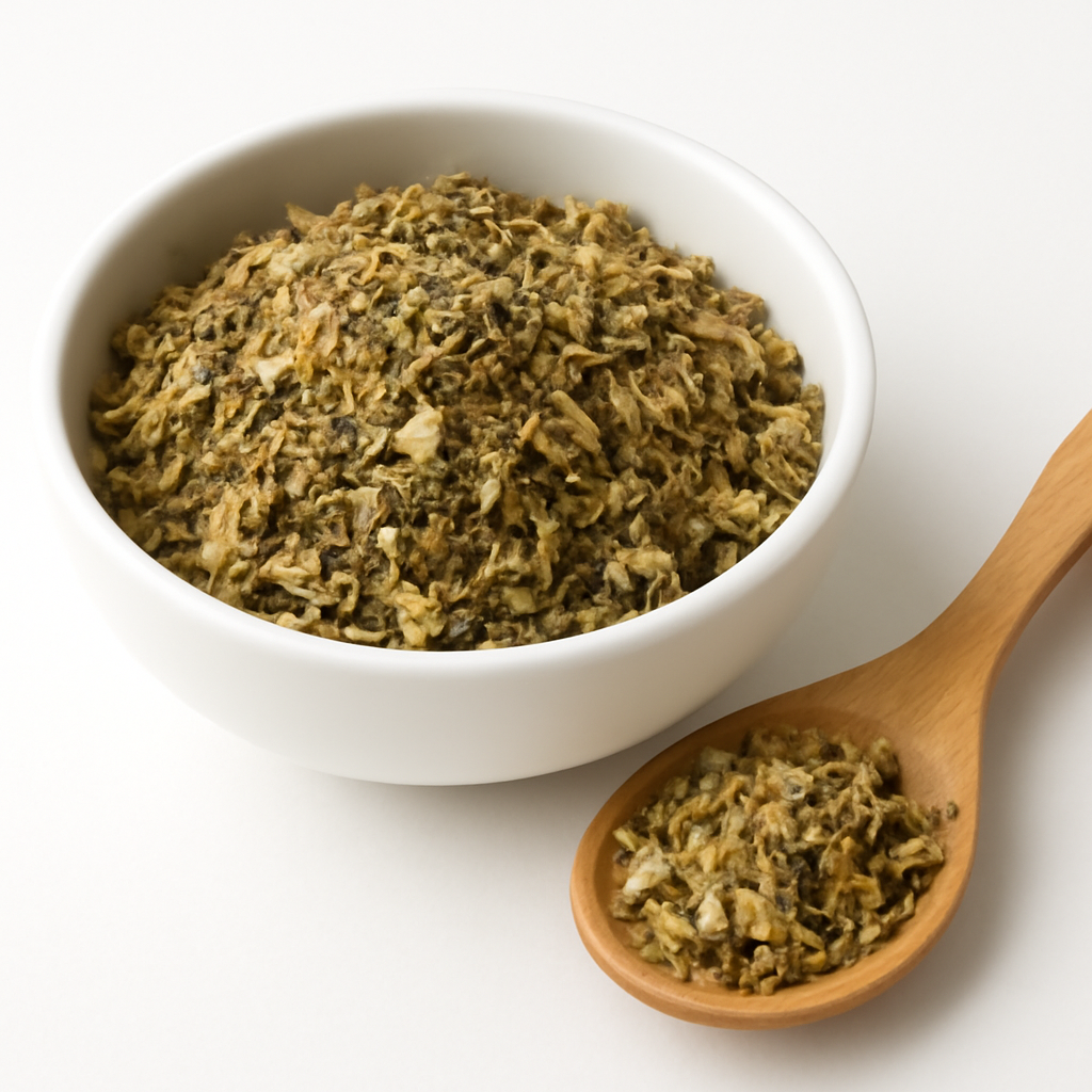 Coltsfoot leaf, c/s, wild crafted - dried cut and sifted leaves - Nayora Vital