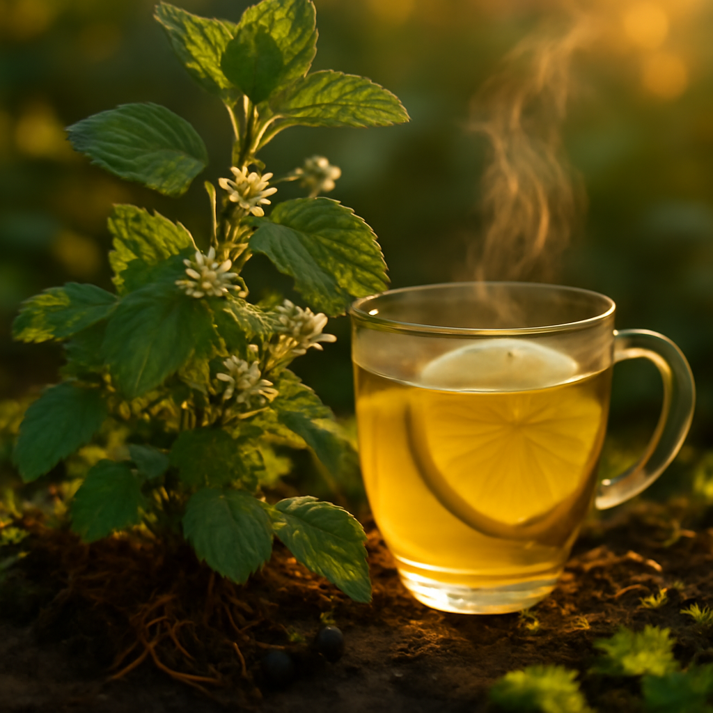Lemon Mint Tea - plant in natural habitat - Nayora Vital
