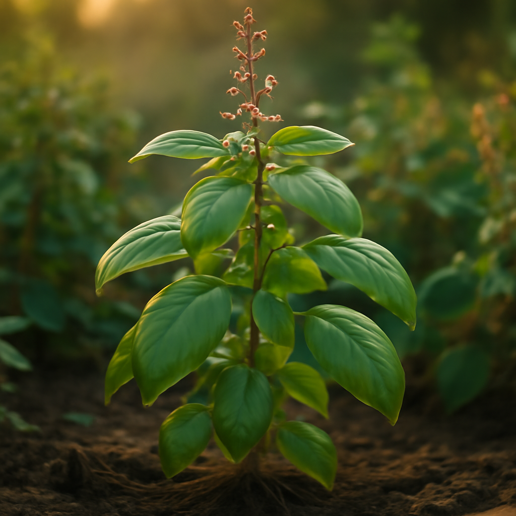 Basil (Egyptian), c/s - plant in natural habitat - Nayora Vital