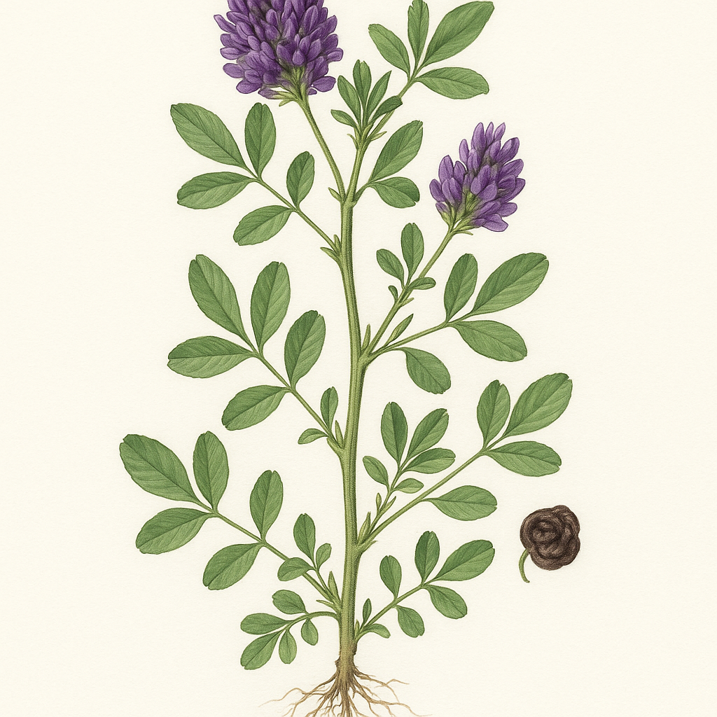 Alfalfa leaf, powder - Nayora Vital