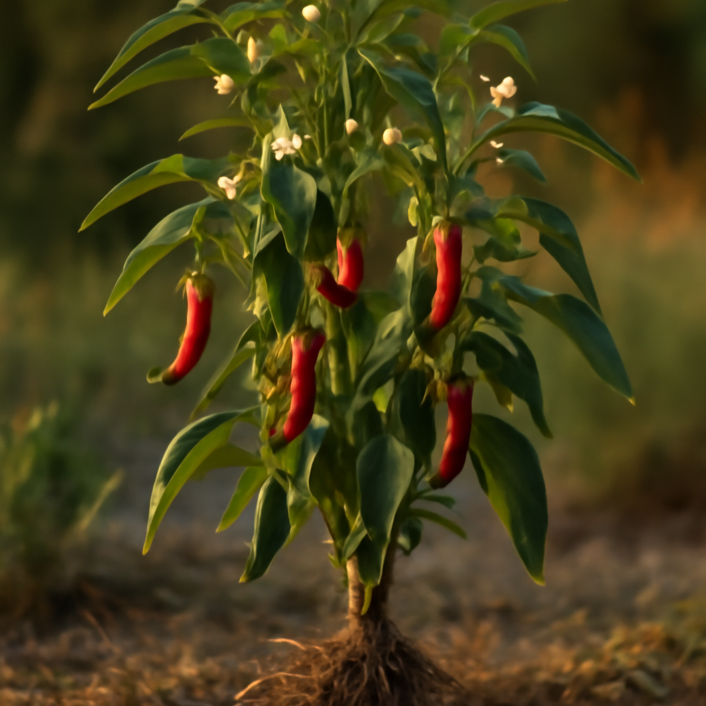 Cayenne, ground (90M HU) - plant in natural habitat - Nayora Vital
