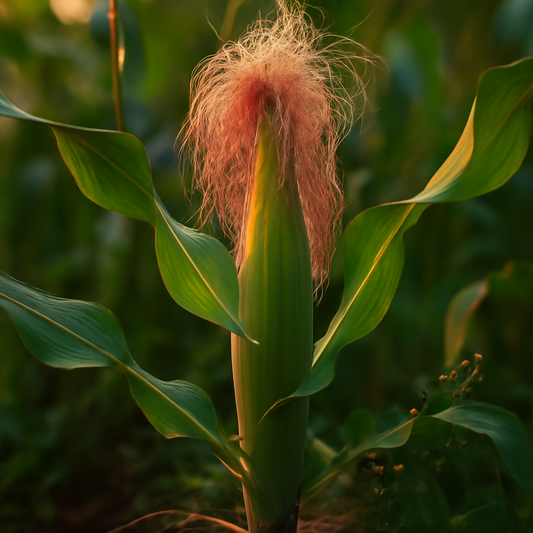 Cornsilk, powder - plant in natural habitat - Nayora Vital