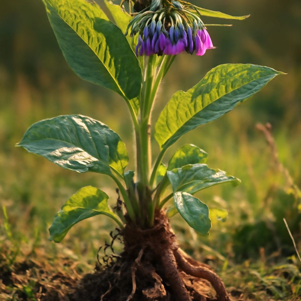 Comfrey root, c/s - plant in natural habitat - Nayora Vital