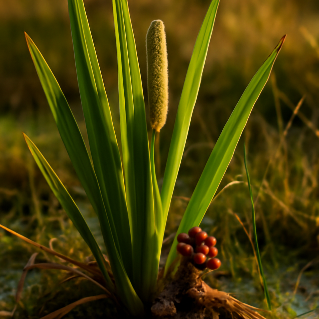 Calamus root, c/s, wild crafted - plant in natural habitat - Nayora Vital