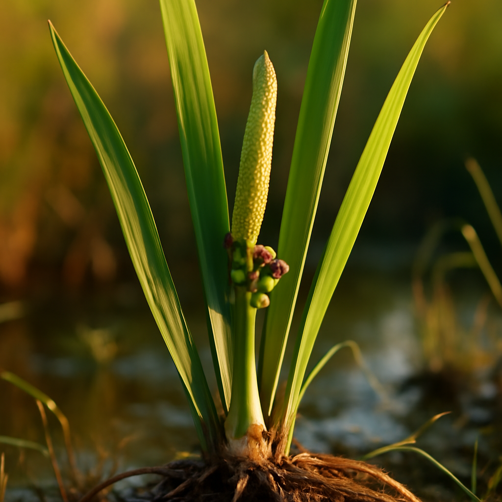 Calamus root, powder - plant in natural habitat - Nayora Vital